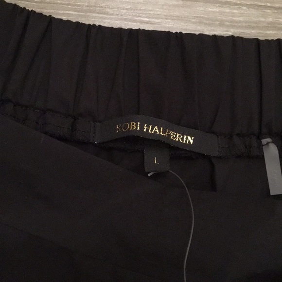 NWT Kobi Halperin Janice Off-the-shoulder Black L - Picture 5 of 7